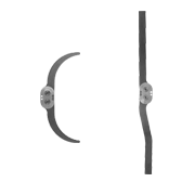 articulated side bars w. gear segments, lamination articulated side bars w. gear segments, lamination