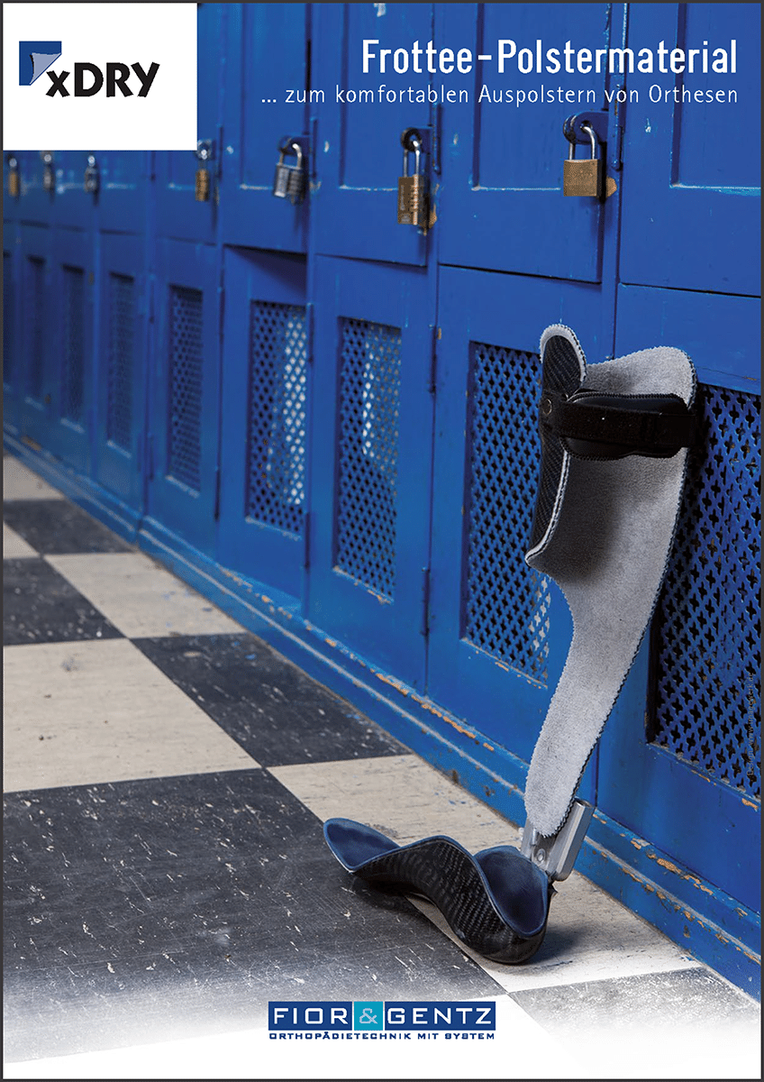 Frottee-Polstermaterial Prospekt