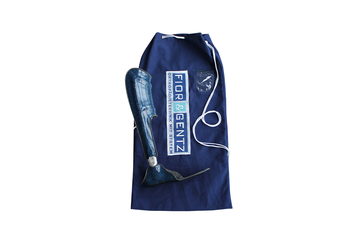 cloth bag for orthoses, with logo and drawstring cloth bag for orthoses, with logo and drawstring
