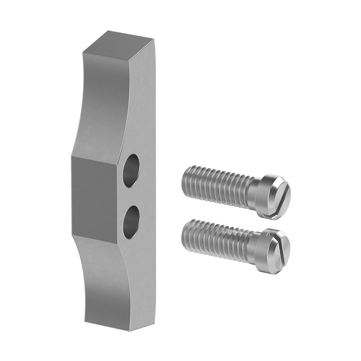 20° flexion stop, incl. 2 slotted pan head screws 20° flexion stop, incl. 2 slotted pan head screws