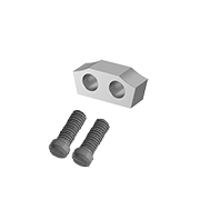 5° extension stop, incl. 2 slotted pan head screws 5° extension stop, incl. 2 slotted pan head screws
