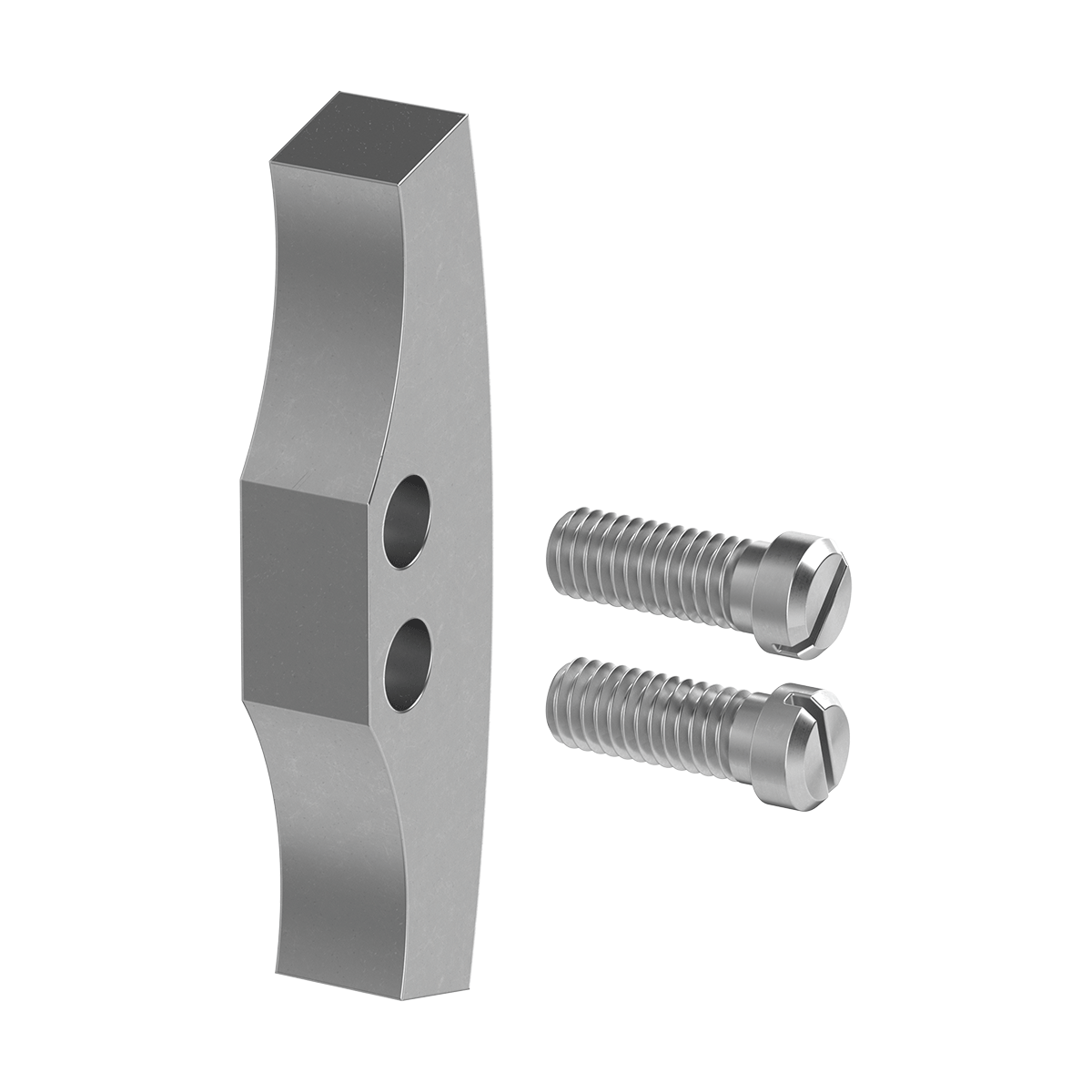 10° flexion stop, incl. 2 slotted pan head screws 10° flexion stop, incl. 2 slotted pan head screws