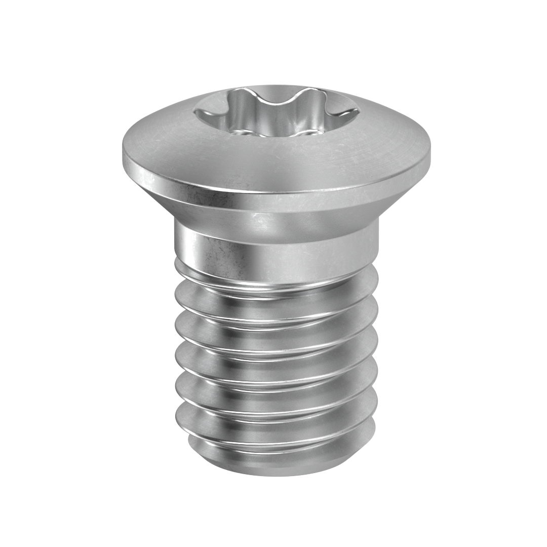 raised counters. head screw w. hexalobular socket raised counters. head screw w. hexalobular socket