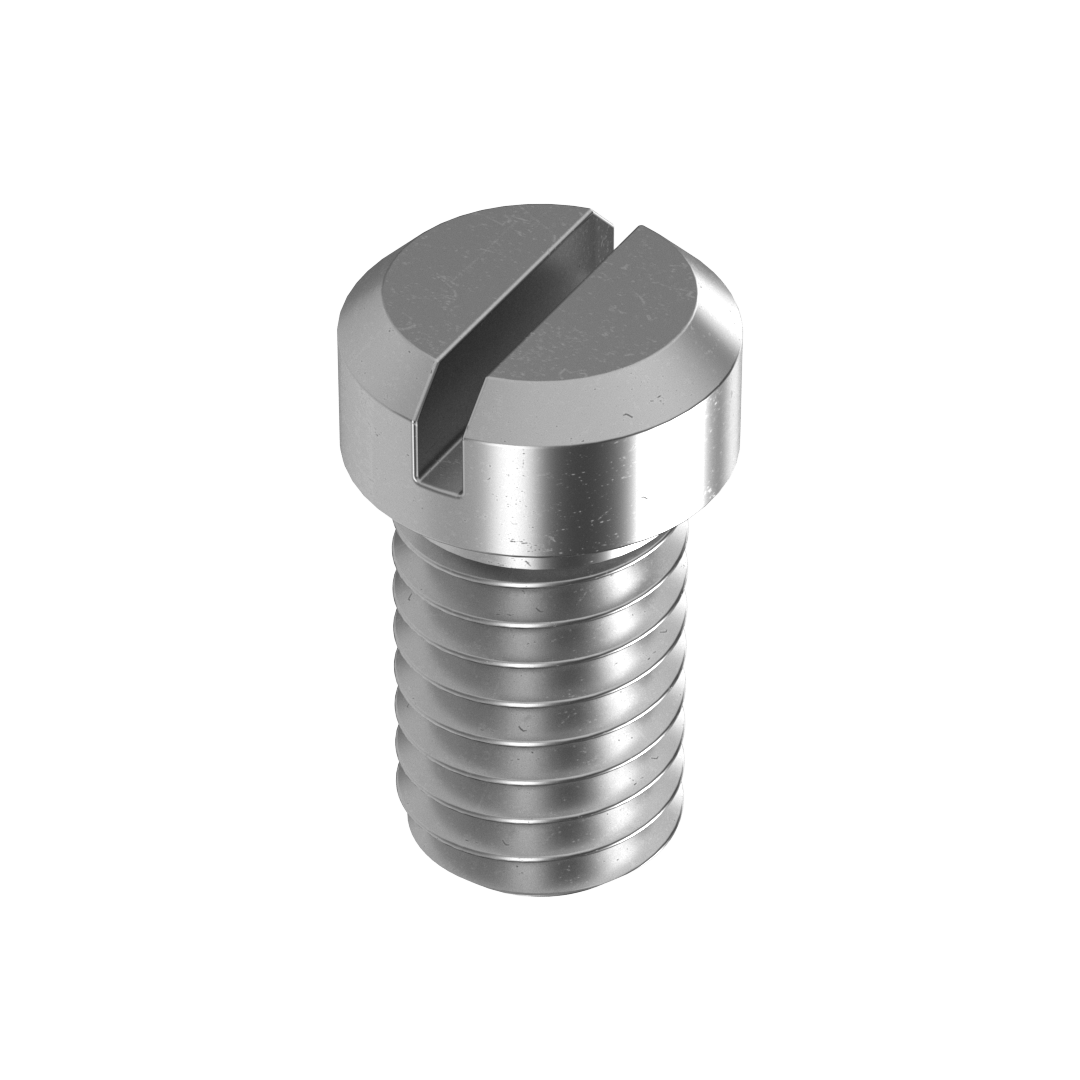 Flachkopfschraube mit Schlitz Flachkopfschraube mit Schlitz