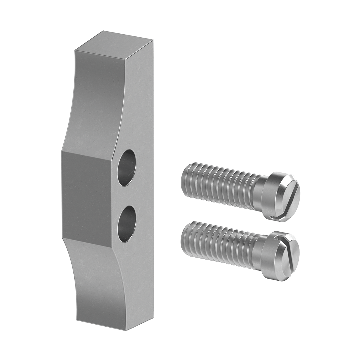 30° flexion stop, incl. 2 slotted pan head screws 30° flexion stop, incl. 2 slotted pan head screws