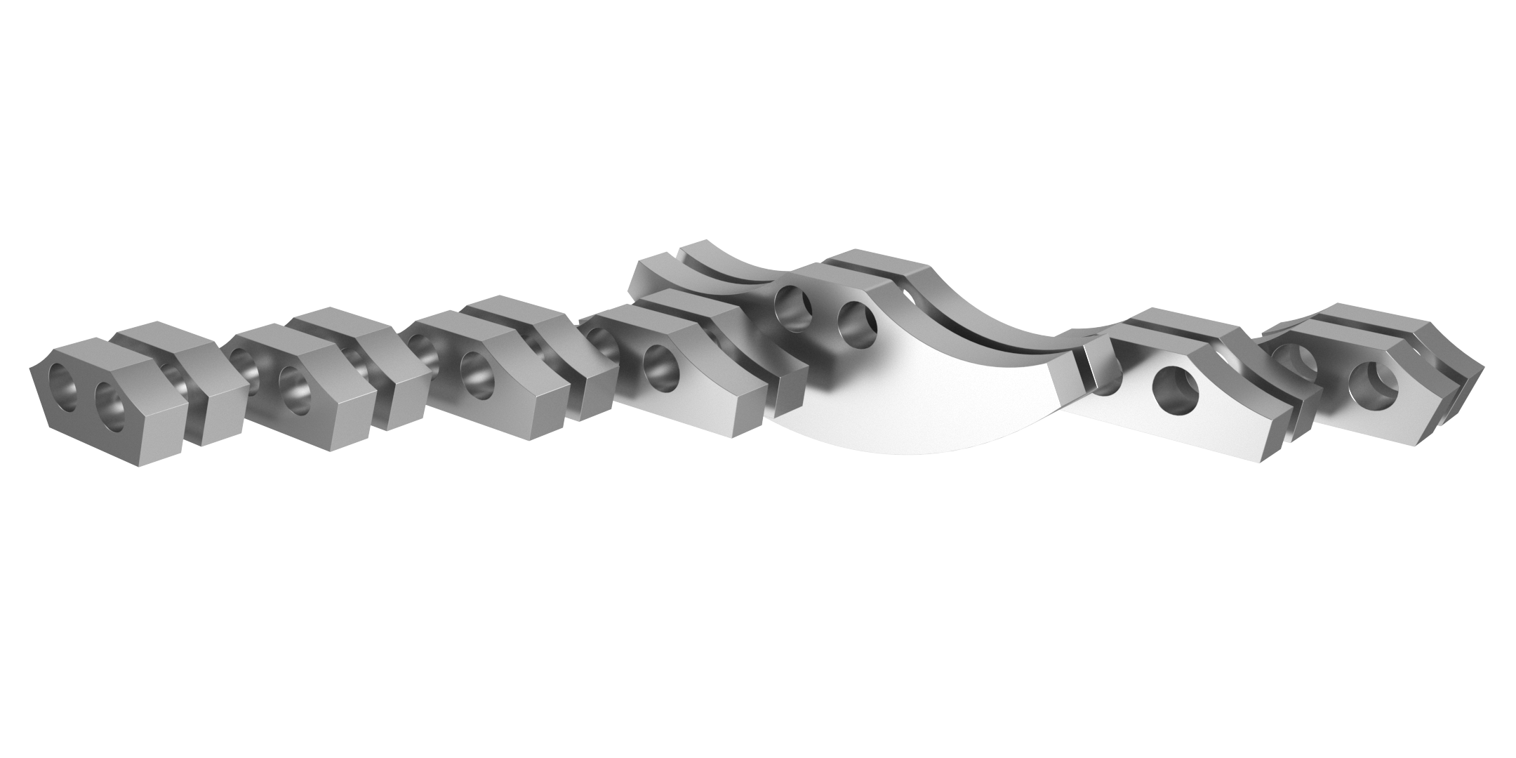 Anschlagsätze Gelenksch., 22mm, Stahl, 2,9mm dick 