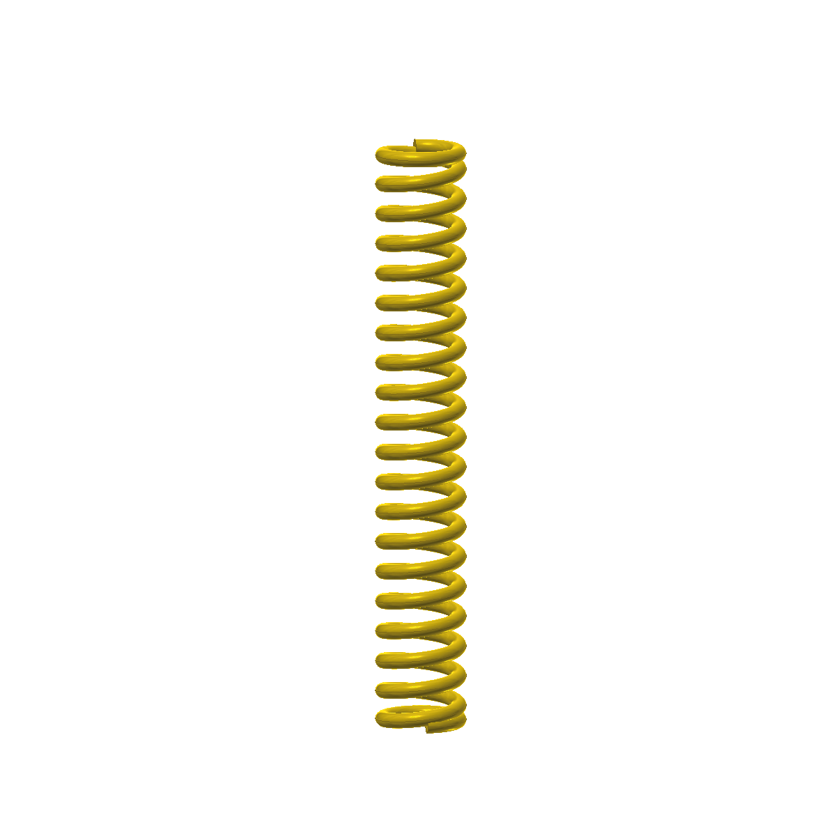 Druckfeder, gold