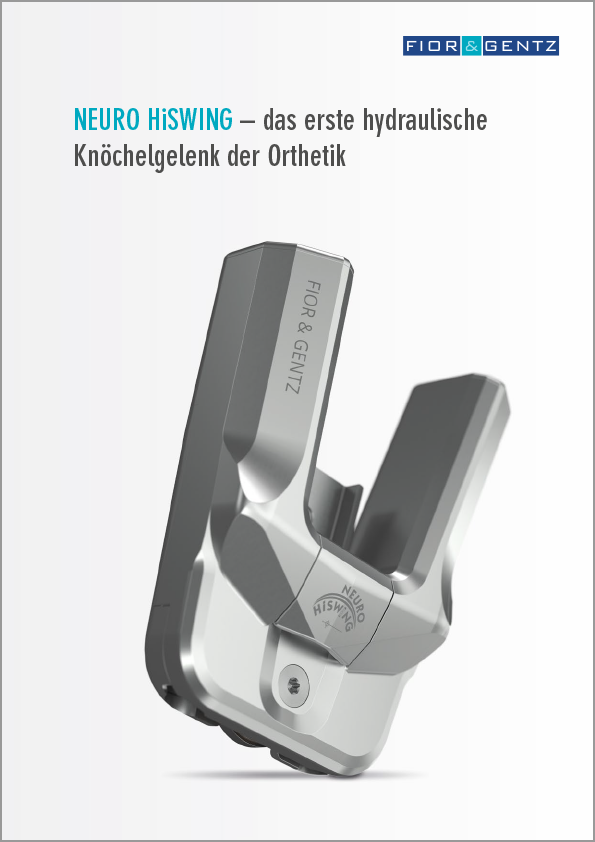 Prospekt NEURO HiSWING Systemknöchelgelenk