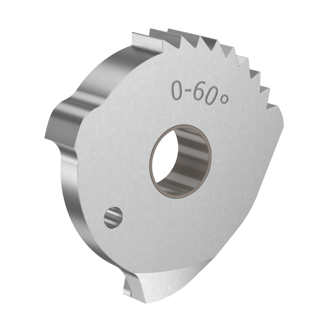 Disque pour butée réglable par crans de 0°