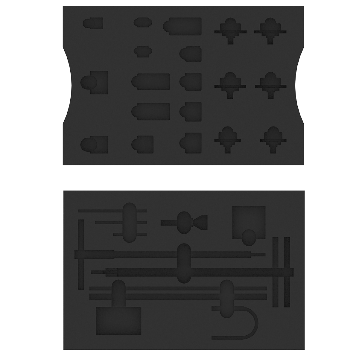 mallette à outils avec compartiments mousse vides mallette à outils avec compartiments mousse vides