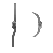 articulated side bars w. gear segments, lamination articulated side bars w. gear segments, lamination