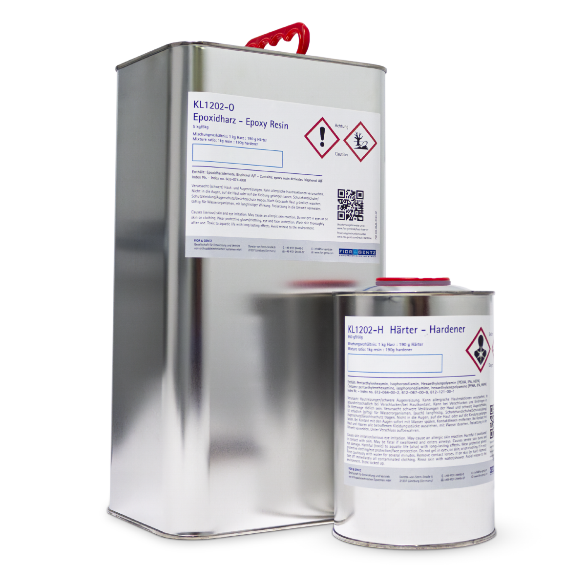 jeu de résine époxy et durcisseur, 5,95kg=5,25l jeu de résine époxy et durcisseur, 5,95kg=5,25l