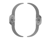 articulated side bars w. gear segments, lamination articulated side bars w. gear segments, lamination