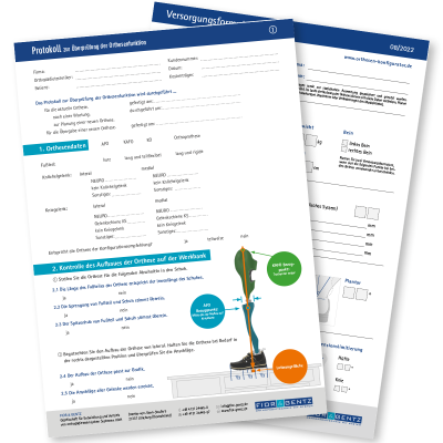 Versorgungsformulare und Protokoll